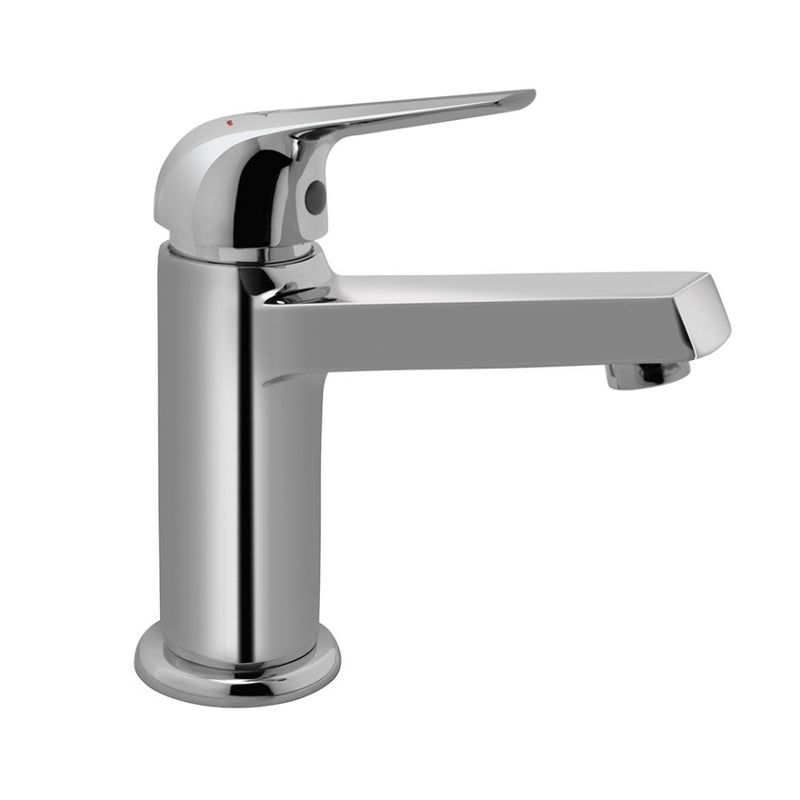 Jaquar Contintal Prime COP-CHR-001BPM Single Lever Basin Mixer without Popup Waste with 450mm Long Braided Hoses